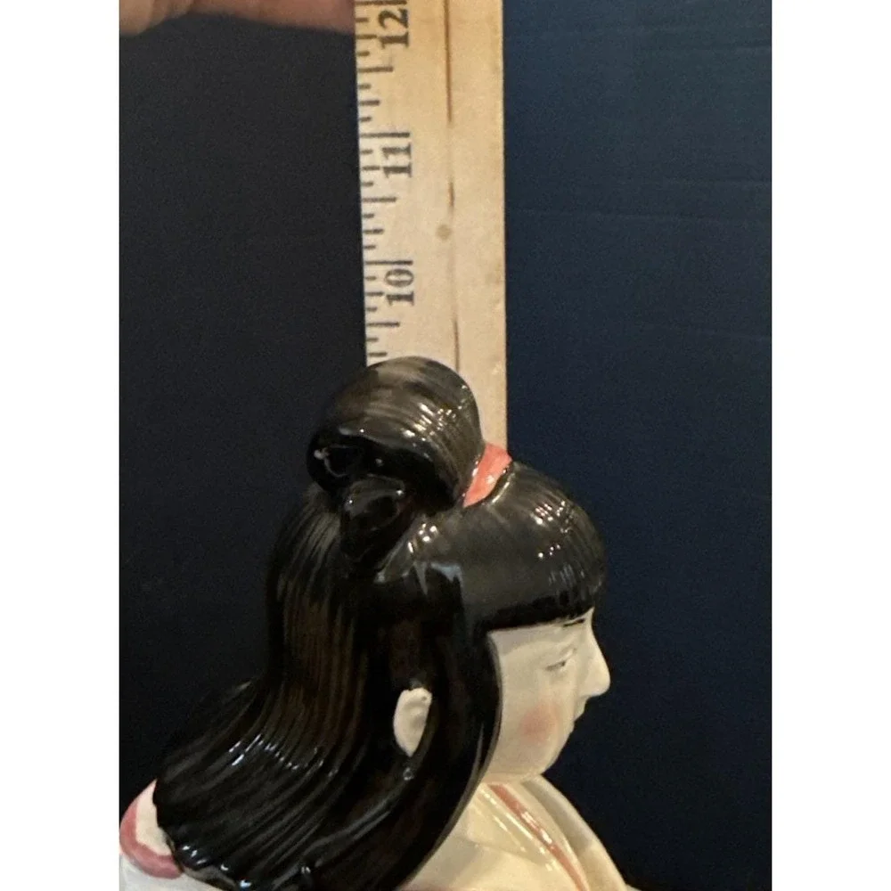 Kabuki TasteSetter Sigma Geisha Figural Teapot‎ Foo Dog Japan